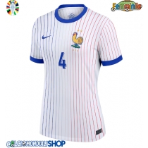 Maglie da calcio Francia Dayot Upamecano #4 Seconda Maglia Femminile Europei 2024 Manica Corta